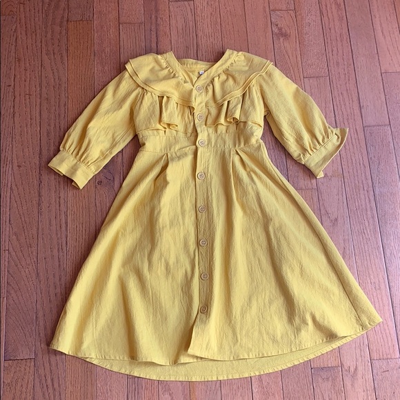 5t yellow dress